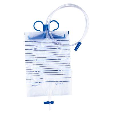 Urine bags 2000ml with Cross valve and hook