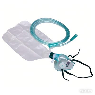 Oxygen mask with reservoir bag